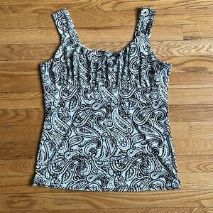 Ann Taylor, Black and White Tank Top